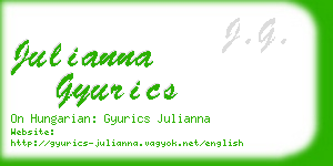 julianna gyurics business card